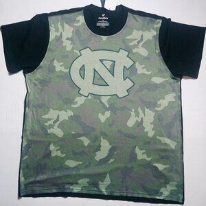 FANATICS NC CAMO AND BLACK MENS 2XL SHORT SLEEVE T-SHIRT